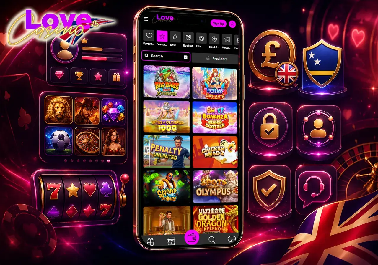 Love Casino UK Slots Live Games Welcome Bonus